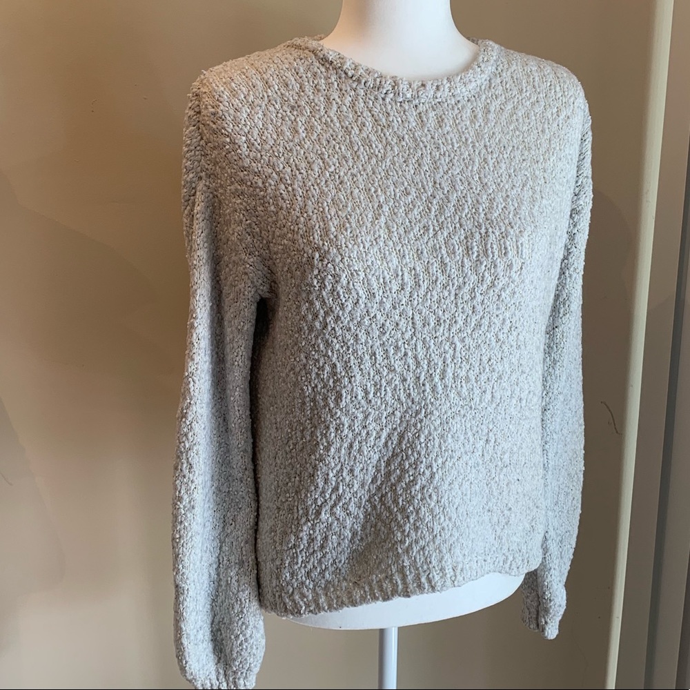 Ruby Moon Chunky Knit Cream Sweater